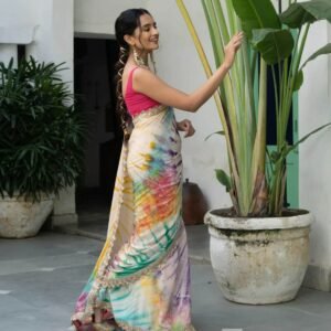 chinon saree