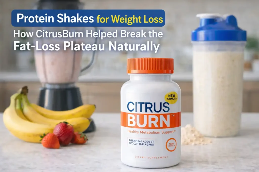 Protein Shakes for Weight Loss: How CitrusBurn Helped Break the Fat-Loss Plateau Naturally Protein Shakes for Weight Loss: How CitrusBurn Helped Break the Fat-Loss Plateau Naturally