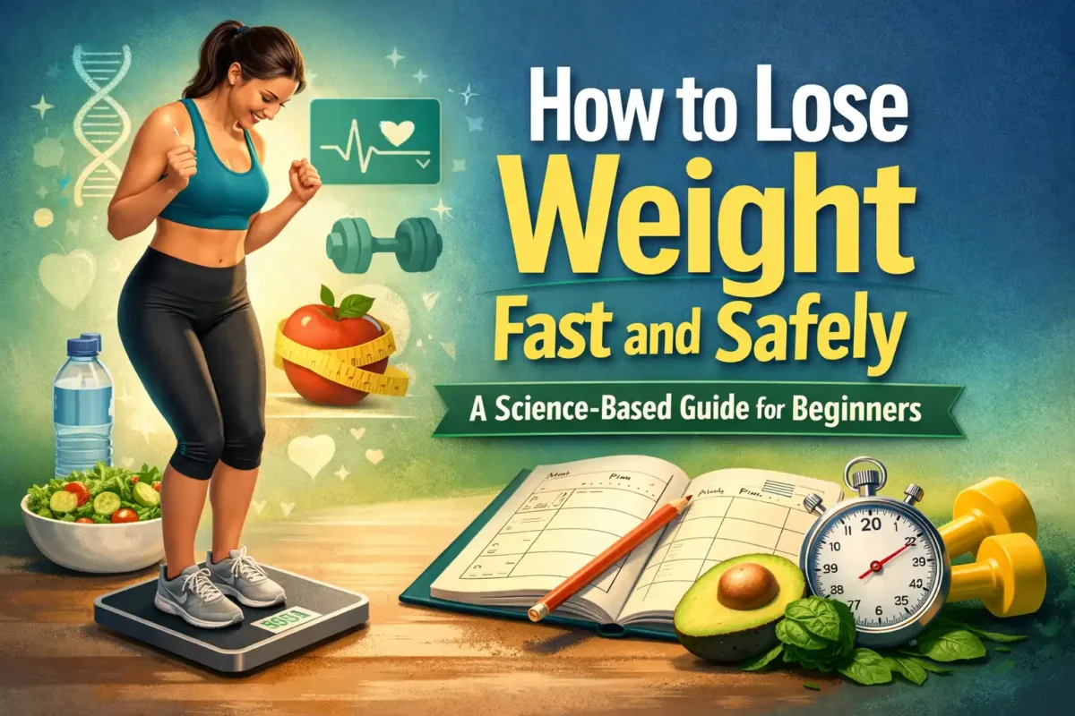 How to Lose Weight Fast and Safely (Science-Based Guide for Beginners in 2026)