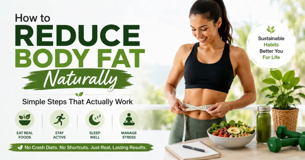 How to Reduce Body Fat Naturally: Simple Steps That Actually Work