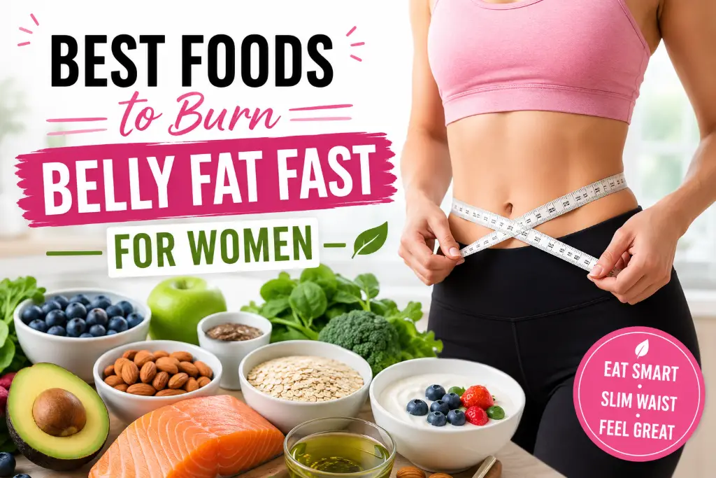 15 Best Foods to Burn Belly Fat Fast for Women (Science-Backed Results)